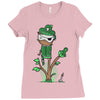 organic pirate Ladies Fitted T-Shirt