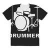 drummer drum kit indie rock music All Over Women's T-shirt