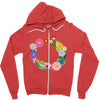 personalize baby name bodysuit Zipper Hoodie