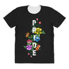 Pride Floral LGBT Colors All Over Women's T-shirt
