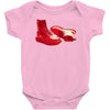 red skinhead bovver boots ideal birthday gift or present Baby Bodysuit