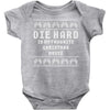 die hard ugly sweater Baby Onesie