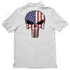 skull u.s.a. back Polo Shirt