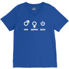 man woman geek V-Neck Tee