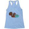 coffe squirrel Racerback Tank