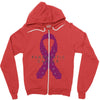 pancreatic cancer Zipper Hoodie
