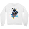 who loves frenchies Crewneck Sweatshirt