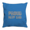 proud new dad Throw Pillow