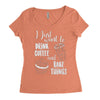 i just want to drink coffee &amp; bake things Women's Triblend Scoop T-shirt