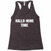 hallo wine Racerback Tank