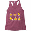 candy corn are triangles Racerback Tank