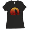 chihiro on sunset Ladies Fitted T-Shirt