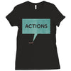 louder than words Ladies Fitted T-Shirt