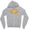 kylo stabbed first Zipper Hoodie