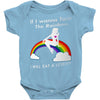ls mug eat rainbow eat les Baby Onesie