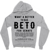 want a better texas black Zipper Hoodie