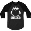 penguin chillax funny new 3/4 Sleeve Shirt