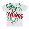 Daddy Hiking Buddy Mountains All Over Men's T-shirt