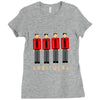 pixelated kraftwerk turquoise kids Ladies Fitted T-Shirt