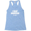 i beat anorexia Racerback Tank