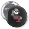 freddy krueger cartoon ideal birthday present or gift Pin-back button