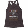 santa capricorn christmas ugly t shirts Racerback Tank