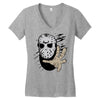 hockey mask halloween Women's V-Neck T-Shirt