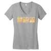 run from evil Women's V-Neck T-Shirt