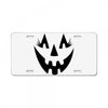beauty face pumpkin License Plate