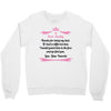 Dear Daddy, Thanks for Being my Dad Baby Boy Letter to Father Crewneck Sweatshirt