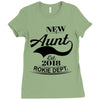 New Aunt 2018 Rokie Dept. Ladies Fitted T-Shirt