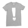 exclamation box Ladies Fitted T-Shirt