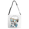 skull holiday Adjustable Strap Totes