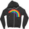 rainbow Zipper Hoodie