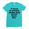 if found on ground please Ladies Fitted T-Shirt