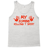 my zombie killing t shirt Tank Top