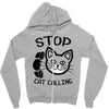 stop cat calling Zipper Hoodie