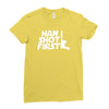 popular han shot first Ladies Fitted T-Shirt