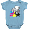 puker printer Baby Bodysuit