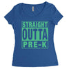 straight outta pre k Women's Triblend Scoop T-shirt