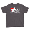 my cat is my valentine (2) Youth Tee