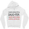 beautiful daughter Zipper Hoodie