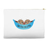 Two Peas In a Pod Twin Chocolate Baby Boys Accessory Pouches