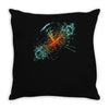 higgs event oil paint Throw Pillow