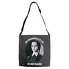 on wednesdays we wear black Adjustable Strap Totes