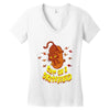 catonaskateboard Women's V-Neck T-Shirt