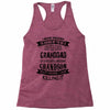 Super Cool Granddad Of A Freaking Awesome Grandson Racerback Tank