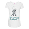 best dad in the galaxy Maternity Scoop Neck T-shirt