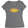 kylo stabbed first Women's Triblend Scoop T-shirt
