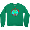 question your thinking flowy crop Crewneck Sweatshirt